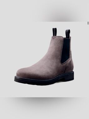 New Tecovas Rugged Chelsea boots in Pavement WP Roughout (Suede). Size 12EE
